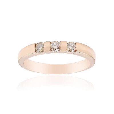 Anello in oro con Diamante Rose de France SI1 di Argyle (Annette)