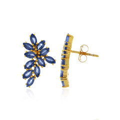 Orecchini in argento con Zaffiro Blu