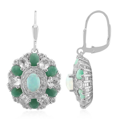 Orecchini in argento con Opale di Welo