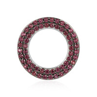Ciondolo in argento con Rodolite