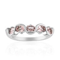 Anello in argento con Tormalina Rosa Nigeriana