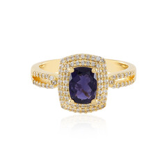 Anello in argento con Iolite