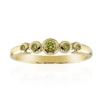 Anello in oro con Diamante Giallo VS1