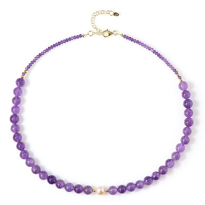 Collana in argento con Perla d'Acqua Dolce Bianca