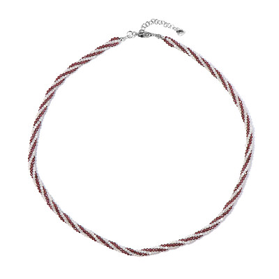 Collana in argento con Granato d’India