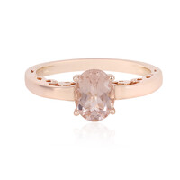 Anello in oro con Morganite