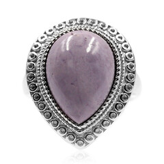 Anello in argento con Fluorite opalizzata