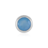 Ciondolo in argento con Calcedonio Blu