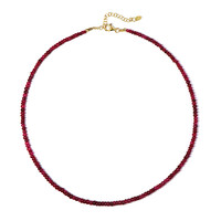 Collana in argento con Rubino del Madagascar