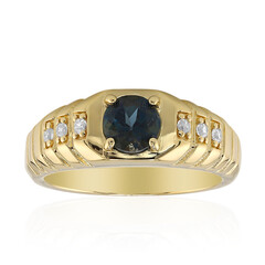 Anello in argento con Topazio Blu Londra