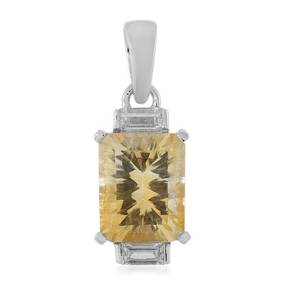 Ciondolo in argento con Citrino Bicolore