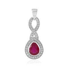 Ciondolo in argento con Rubino Bemainty