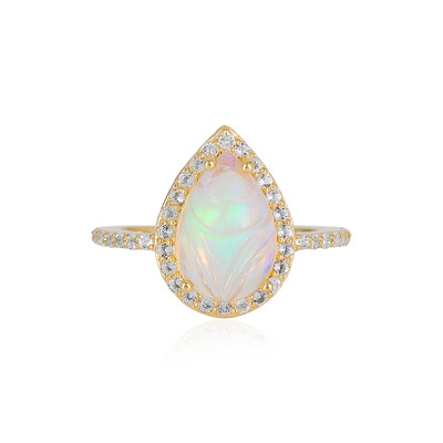 Anello in argento con Opale di Welo