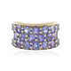 Anello in oro con Tanzanite AAA (de Melo)