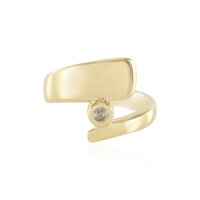 Anello in argento con Diamante Cioccolato I2