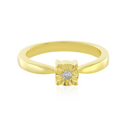 Anello in argento con Diamante PK (J)
