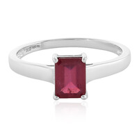 Anello in argento con Rubino del Madagascar