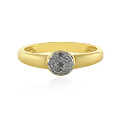 Anello in argento con Diamante I4 (J)
