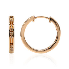 Orecchini in oro con Diamante Rose de France SI1 di Argyle
