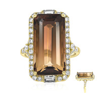 Anello in oro con Tormalina (AMAYANI)