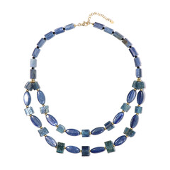 Collana in argento con Cianite