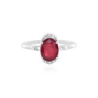 Anello in argento con Rubino del Madagascar