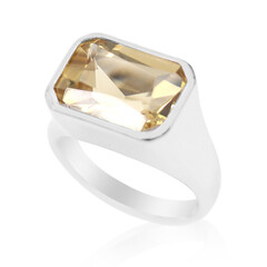 Anello in argento con Labradorite Dorata