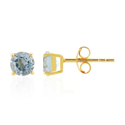 Orecchini in argento con Topazio Blu Cielo