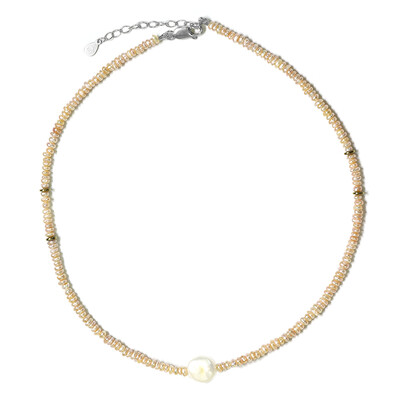 Collana in argento con Perla di Acqua Dolce (TPC)