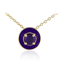 Collana in argento con Ametista Zambiana