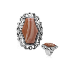 Anello in argento con Opale Rosa Australiano (Art of Nature)