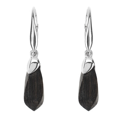 Orecchini in argento con Quercia Nera (dagen)