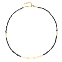 Collana in argento con Diamante Nero