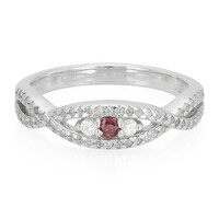 Anello in argento con Rubino Malawi