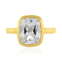 Anello in argento con Quarzo Bianco
