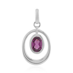 Ciondolo in argento con Granato Roshoite (Pallanova)