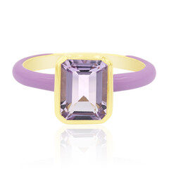 Anello in argento con Ametista Rose de France