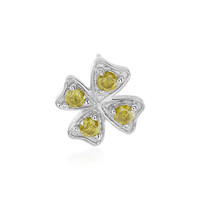 Ciondolo in argento con Diamante Giallo I3