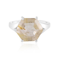 Anello in argento con Quarzo Rutilato