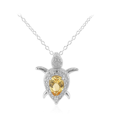 Collana in argento con Citrino