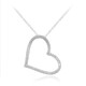 Collana in argento con Diamante I3 (I)