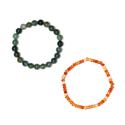 Bracciale con Agata Muschiata