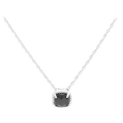 Collana in argento con Spinello Nero