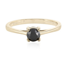 Anello in oro con Diamante Nero