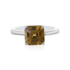 Anello in argento con Zircone Giallo