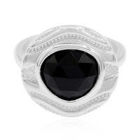 Anello in argento con Onice Nero