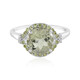 Anello in argento con Ametista Verde