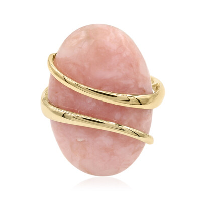 Anello in oro con Opale Rosa