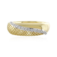 Anello in oro con Diamante I4 (J) (Ornaments by de Melo)