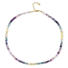 Collana in argento con Fluorite Argentina
